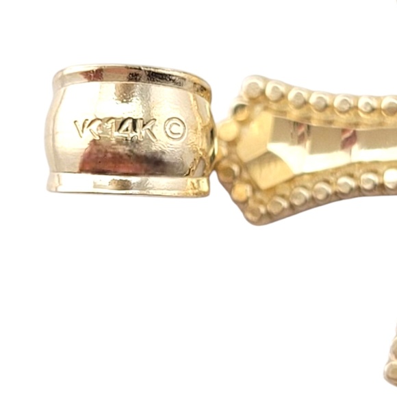 14 Karat Yellow Gold Cross Pendant #20891 - Picture 12 of 12